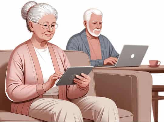 Tablet oder Laptop für Senioren - online-dabeisein.de